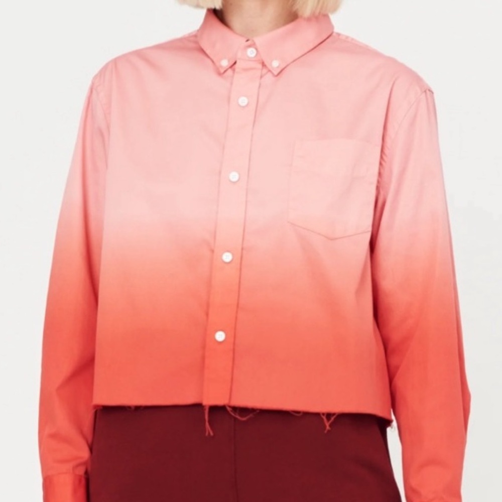 Raquel Allegra Orange Ombre Oxford